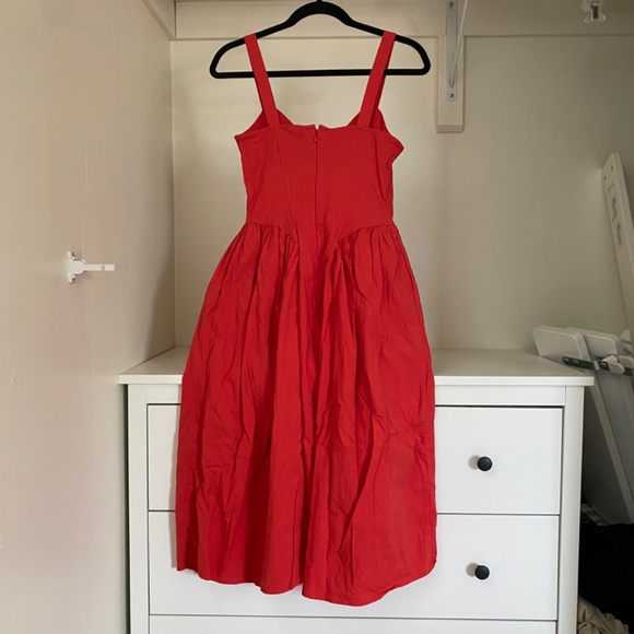 Target Future Collective Reese Blutstein Red Dress | Women's Size 2 - Picture 3 of 3